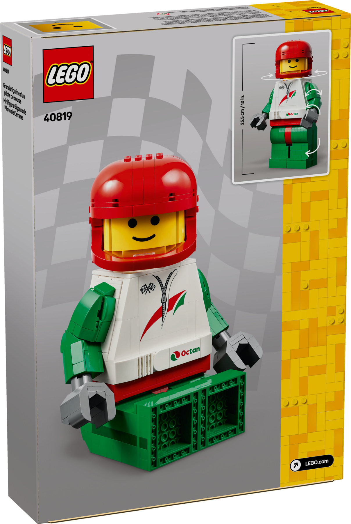 Up-Scaled Racing Driver Minifigure