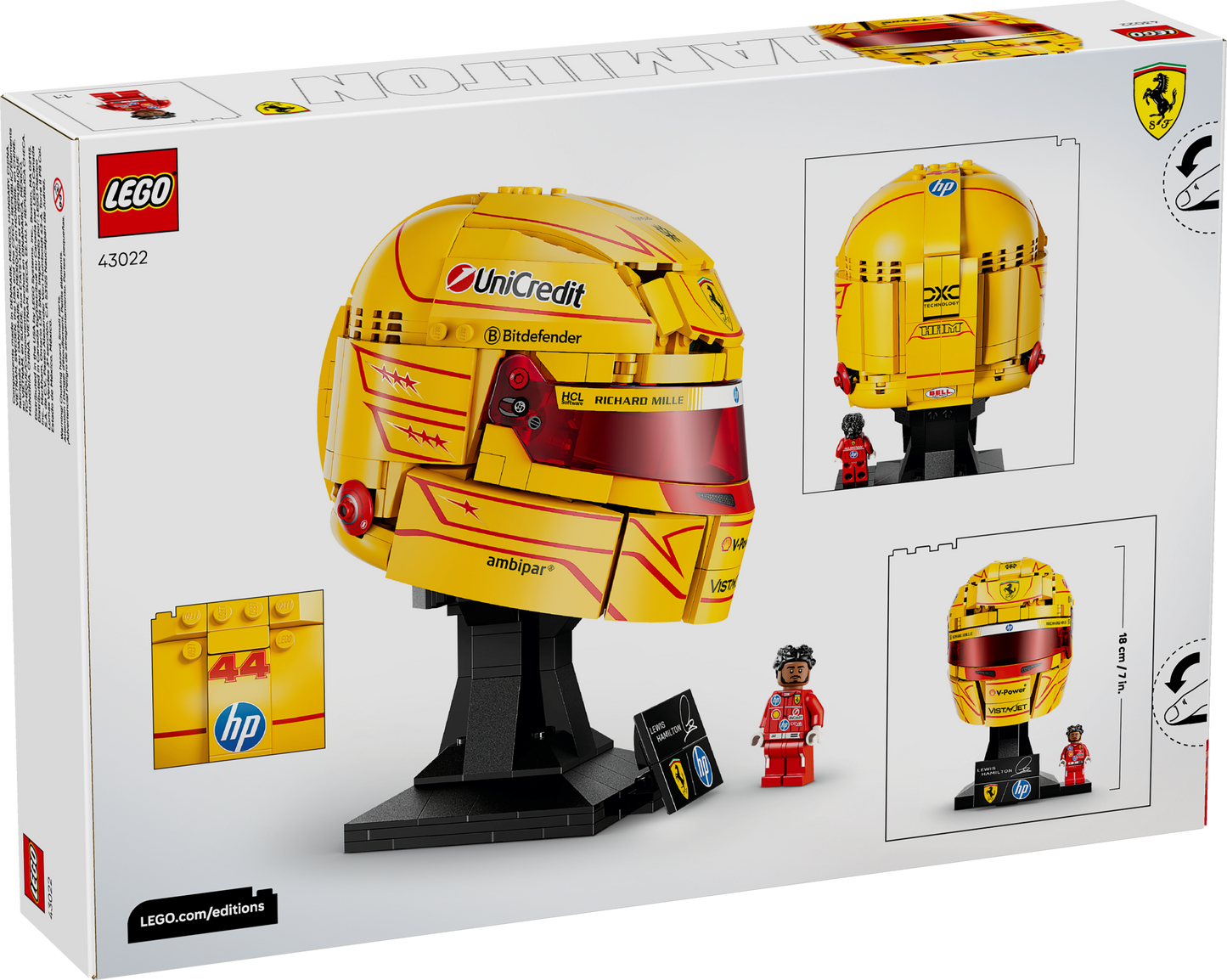 Scuderia Ferrari HP Lewis Hamilton Helmet