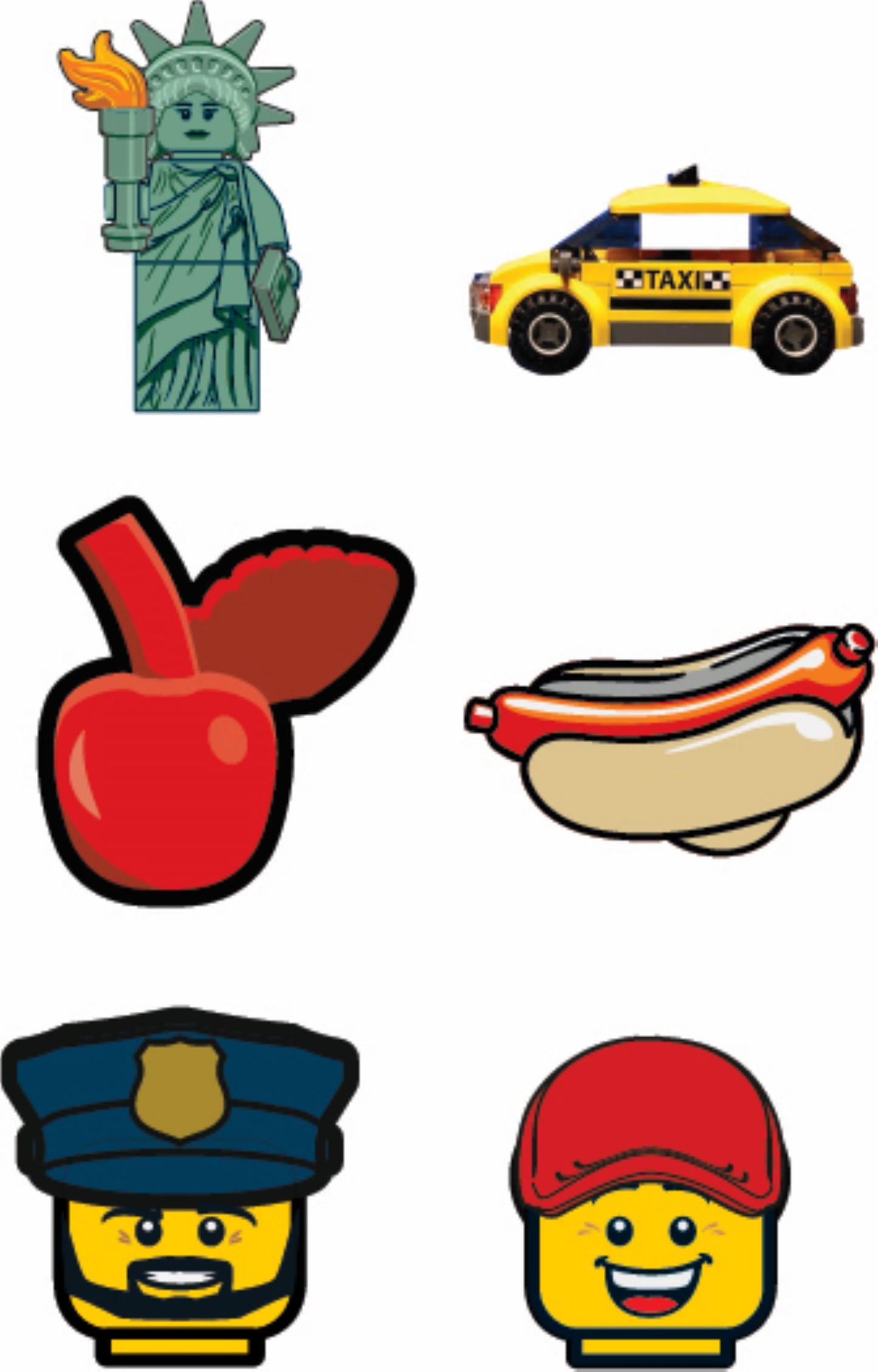 Minifigure Patch Backpack – New York