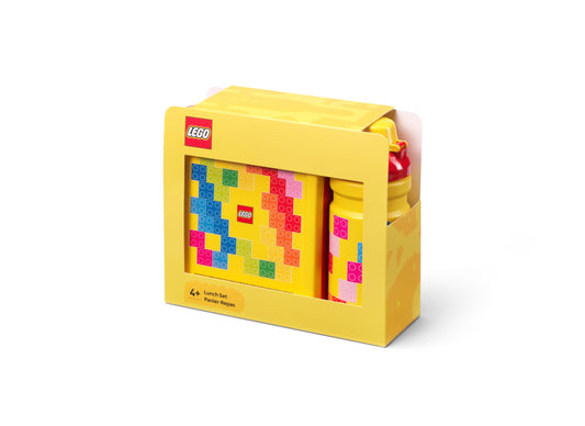 Brick Pattern Lunch Set