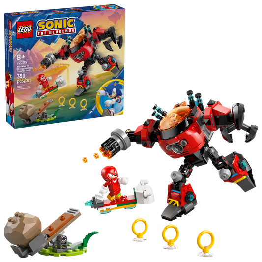Knuckles vs. Dr. Eggman Egg Crusher Mech