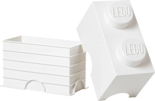 2 Stud Storage Brick White