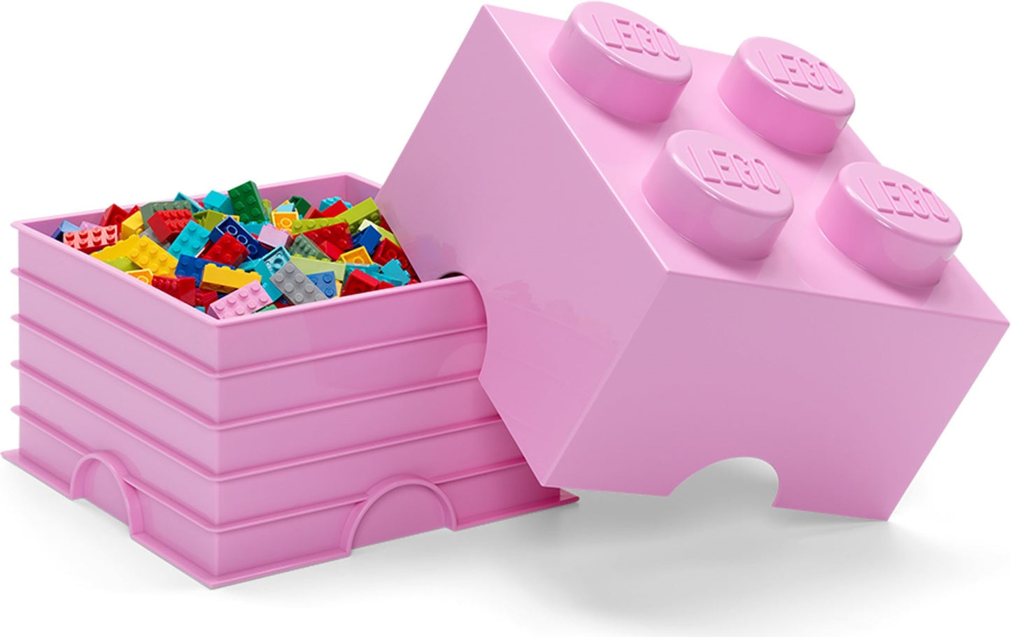 4 Stud Storage Brick Pink