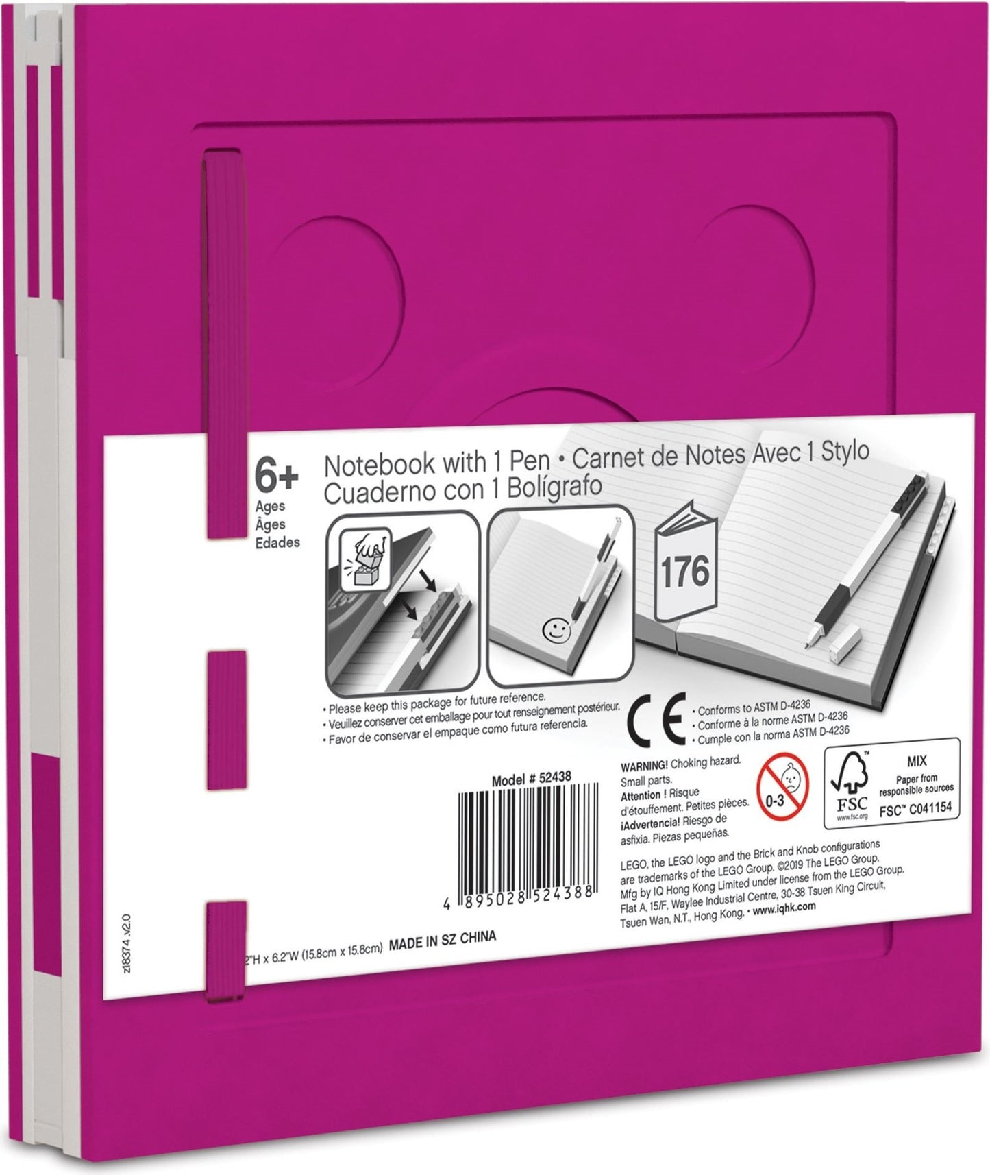 Notebook with Gel Pen - Violet