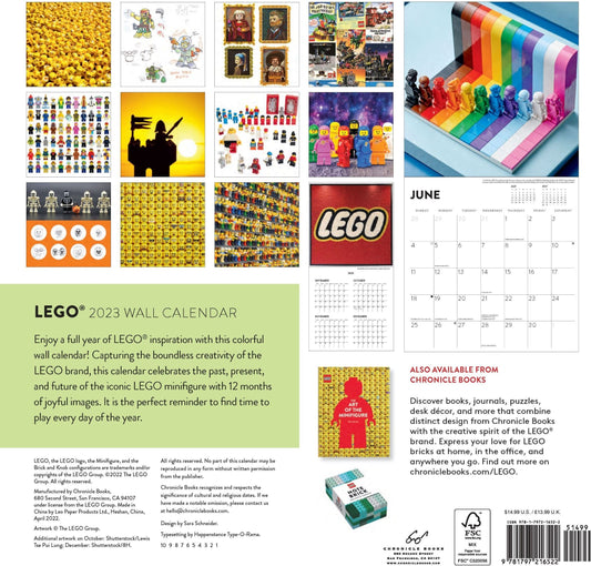 2023 LEGO® Wall Calendar