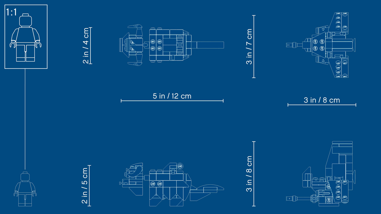 T-16 Skyhopper vs Bantha Microfighters