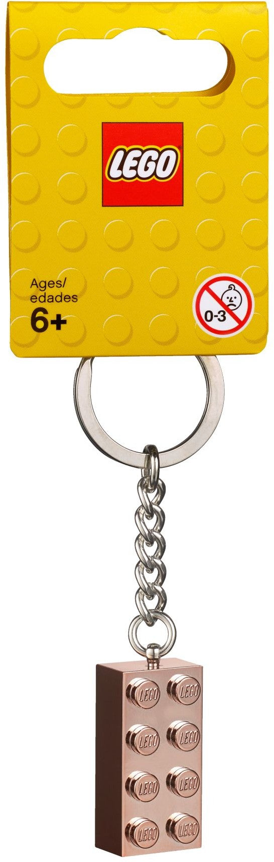 2x4 Rose Gold Keyring