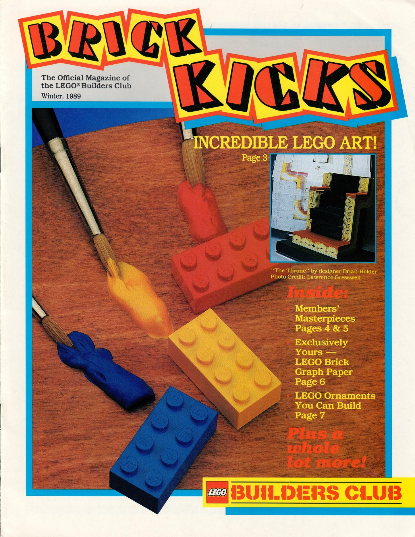 BRICK KICKS Winter 1989