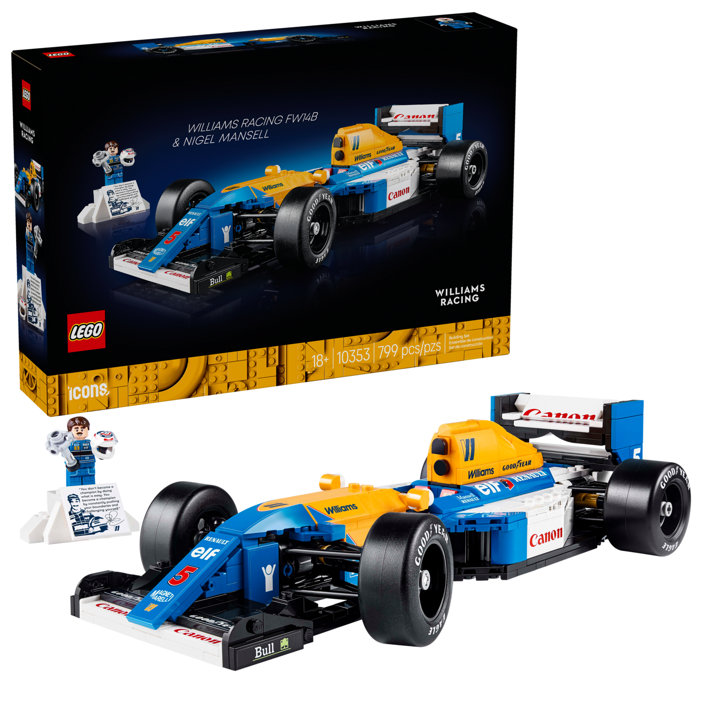 Williams Racing FW14B & Nigel Mansell