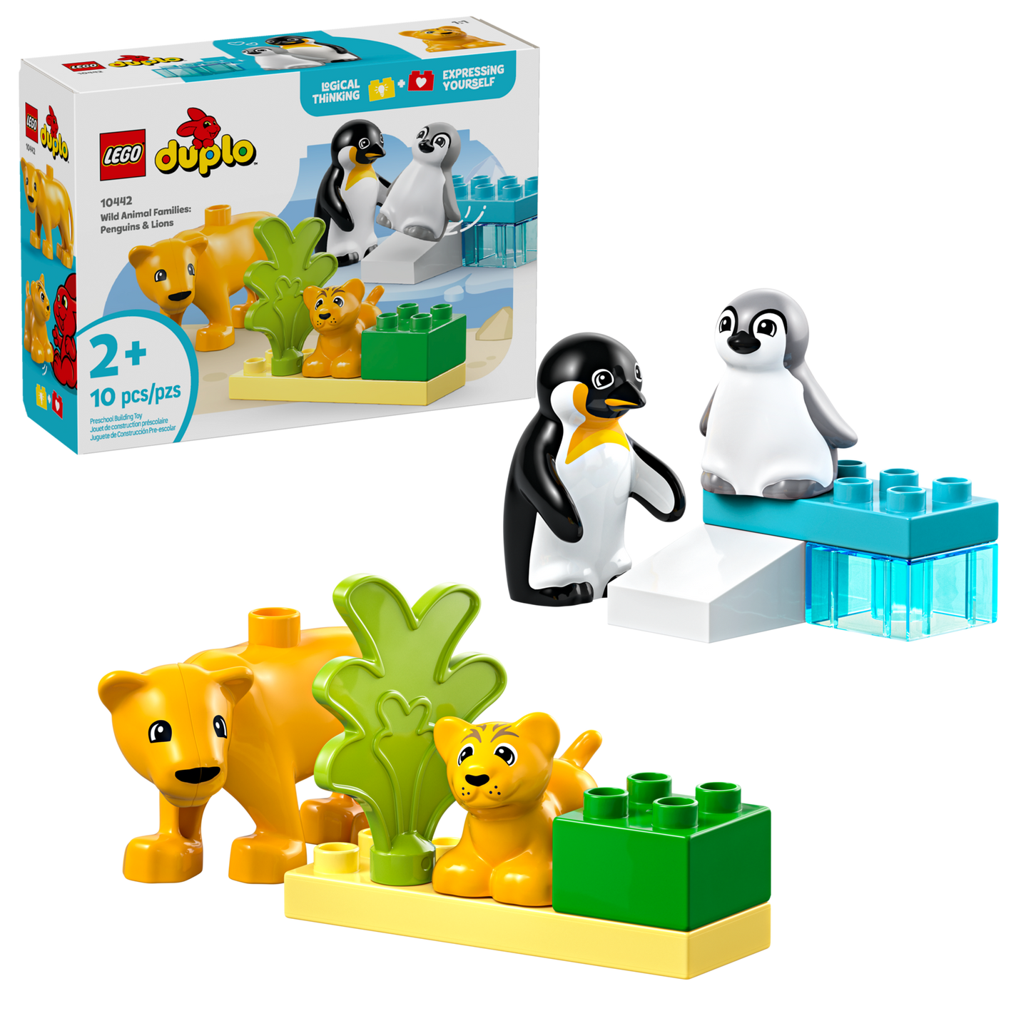 Wild Animal Families: Penguins & Lions