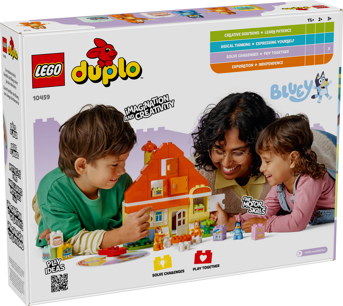 Bluey's Family House with Memory Game