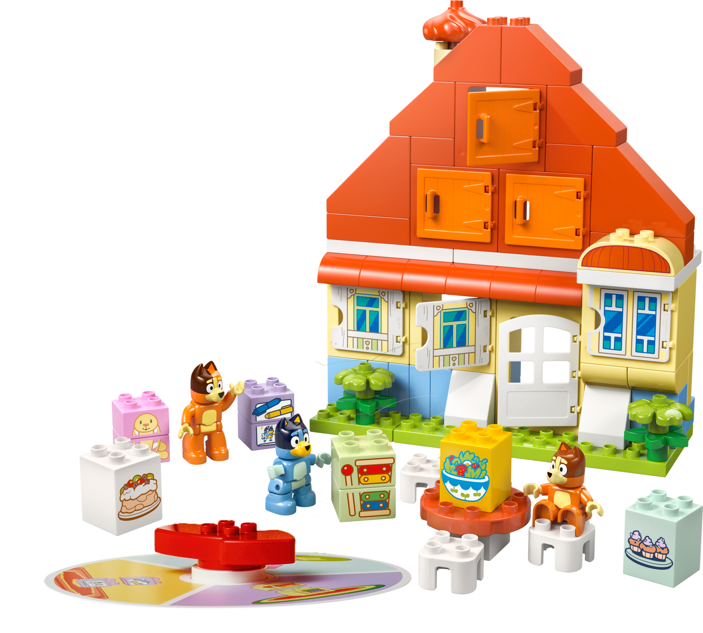 Bluey's Family House with Memory Game