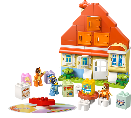 Bluey's Family House with Memory Game