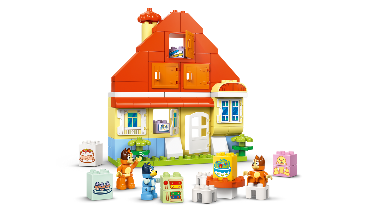 Bluey's Family House with Memory Game