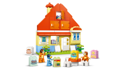 Bluey's Family House with Memory Game