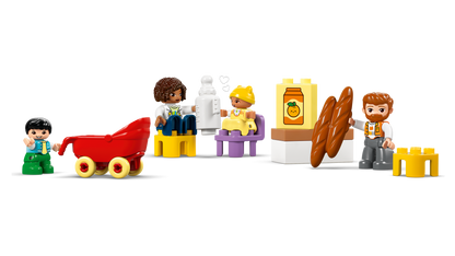 3 in 1 Modern Family House with Figures