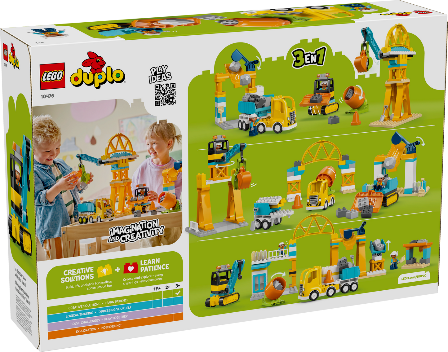 3 in 1 Construction Site and Vehicles