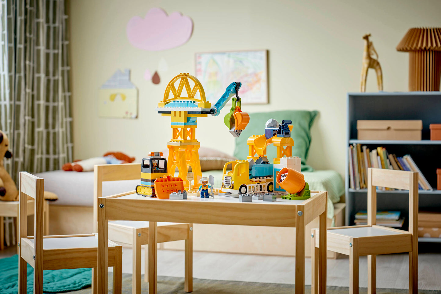 3 in 1 Construction Site and Vehicles