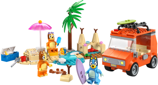 Bluey's Beach & Family Car Trip