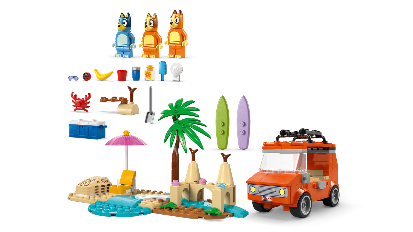 Bluey's Beach & Family Car Trip