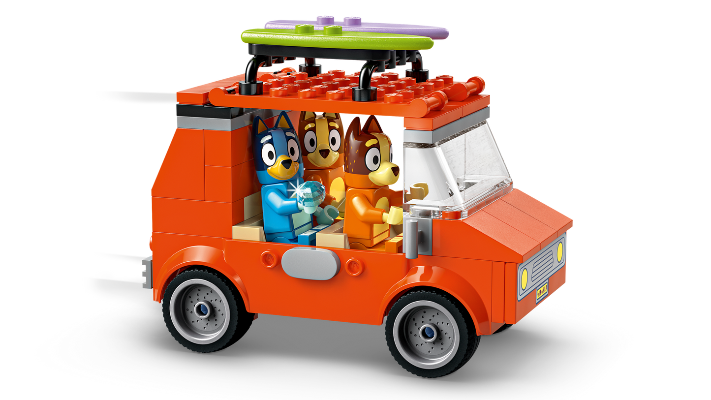 Bluey's Beach & Family Car Trip