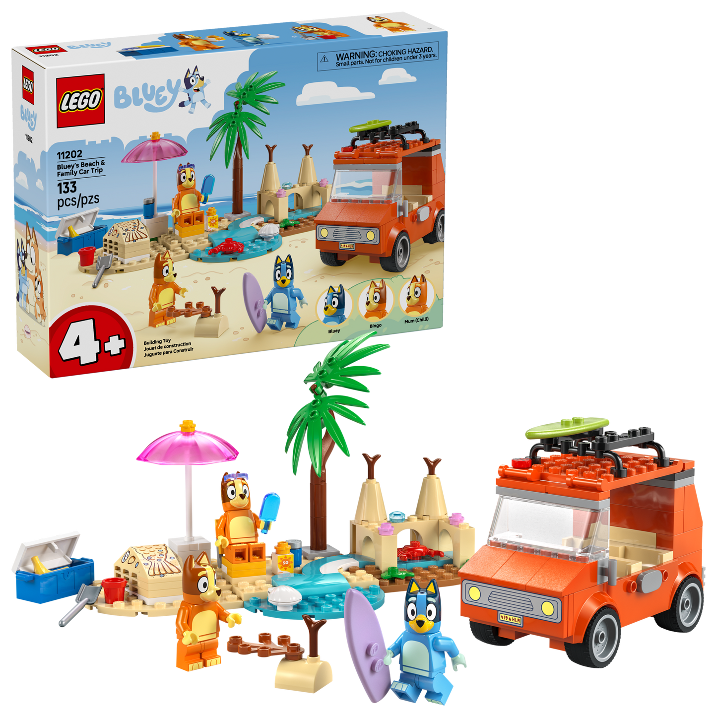Bluey's Beach & Family Car Trip