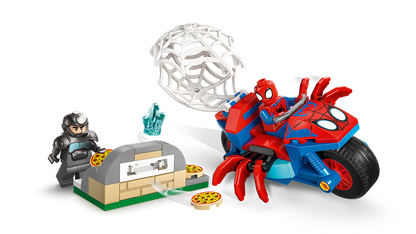 Spidey on his Motorcycle vs. Rhino