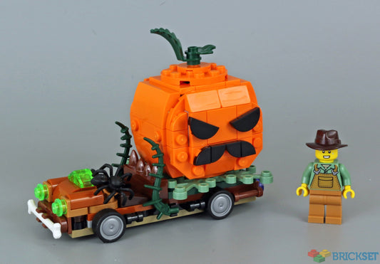 Jack-O'-Lantern Pickup Truck