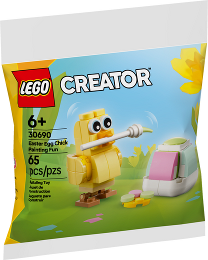 Easter Egg Chick Painting Fun