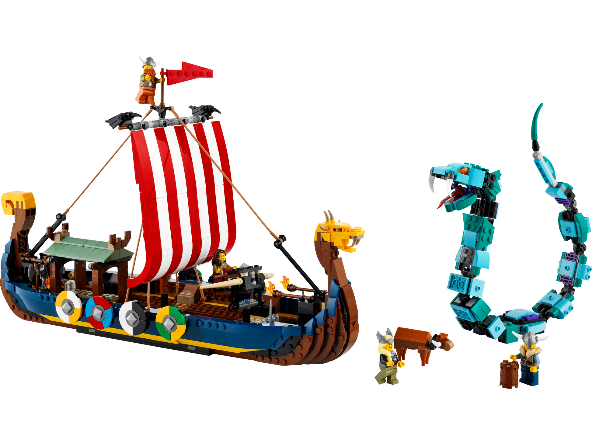 Viking Ship and the Midgard Serpent 31132 LEGO Creator alab.toys