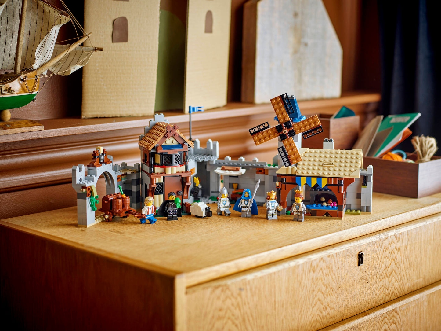 Medieval Horse Knight Castle