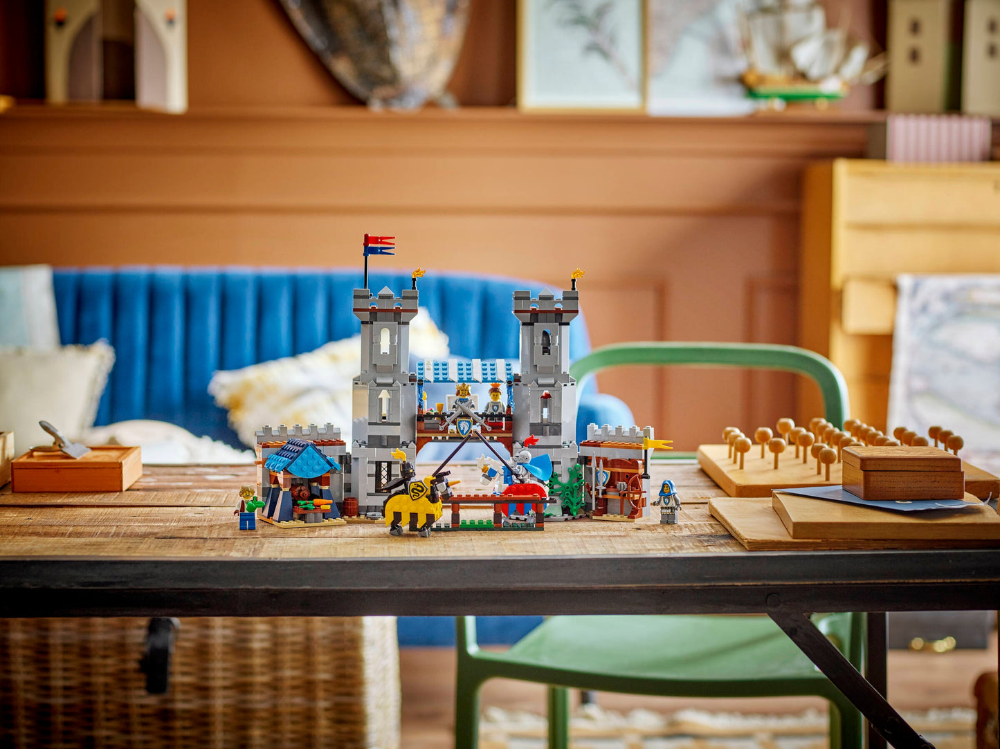 Medieval Horse Knight Castle