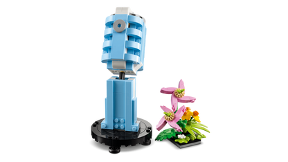 Record Player with Flowers