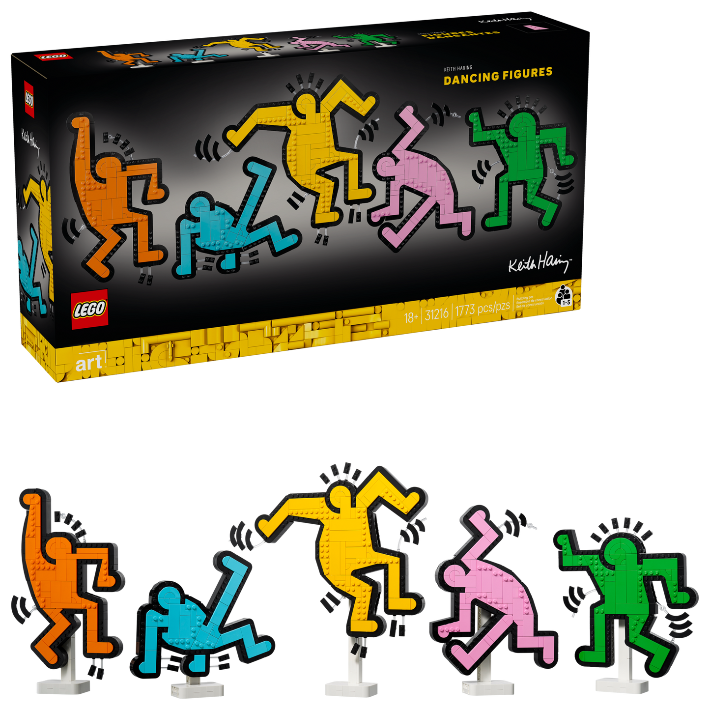 Keith Haring - Dancing Figures
