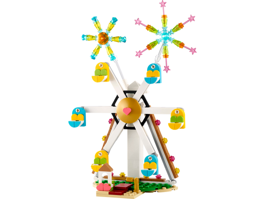 Celebration: Ferris Wheel with Fireworks