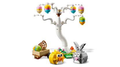 Easter Bunny and Chick Egg Hunt