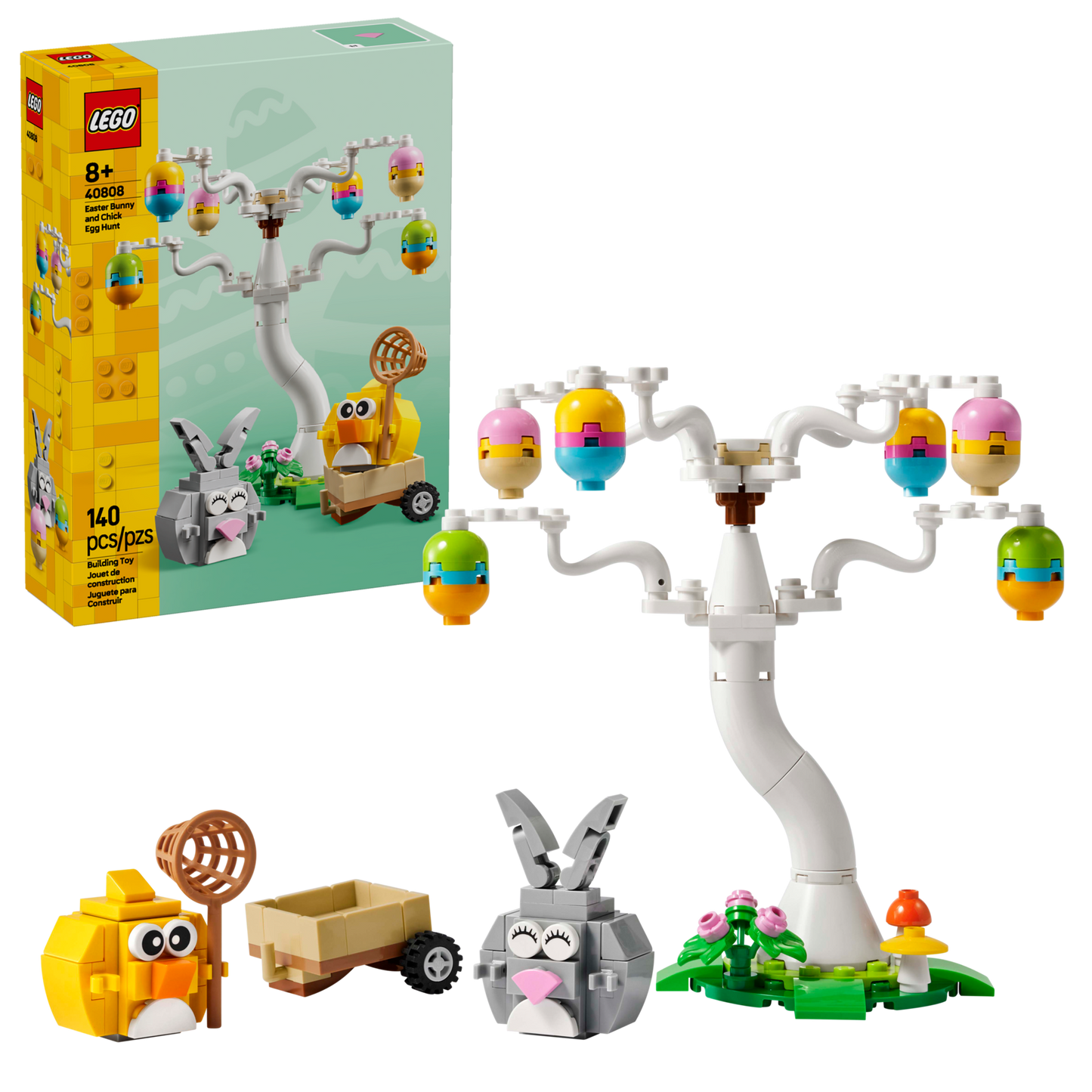 Easter Bunny and Chick Egg Hunt