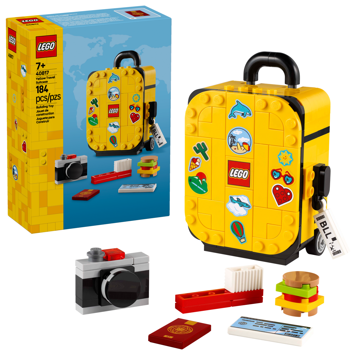 Yellow Travel Suitcase