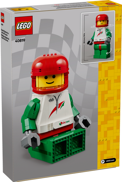 Up-Scaled Racing Driver Minifigure