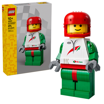 Up-Scaled Racing Driver Minifigure