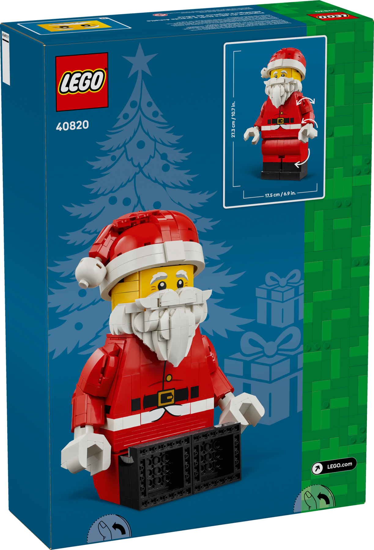 Up-Scaled Santa Minifigure