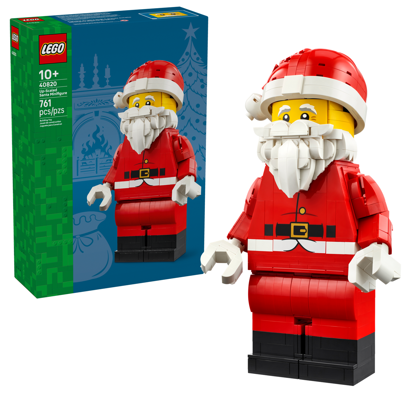 Up-Scaled Santa Minifigure
