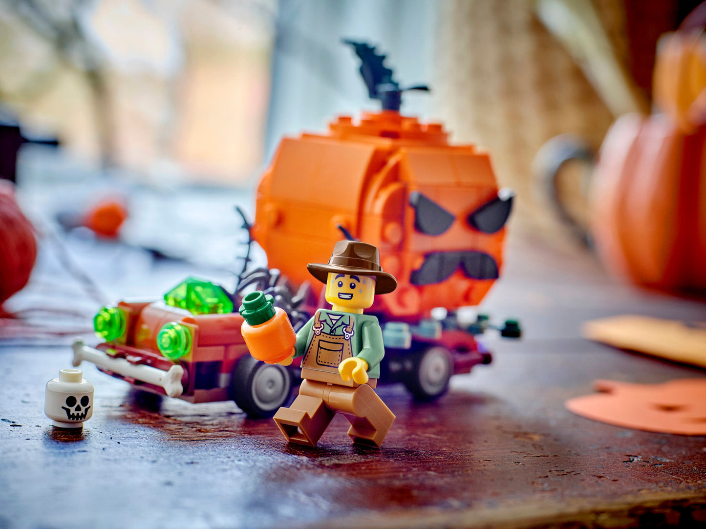 Jack-O'-Lantern Pickup Truck