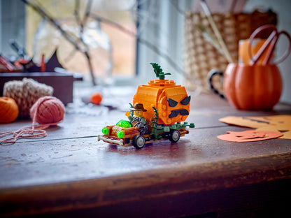 Jack-O'-Lantern Pickup Truck