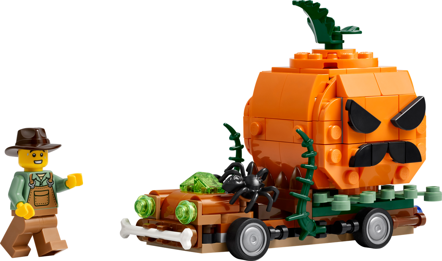 Jack-O'-Lantern Pickup Truck
