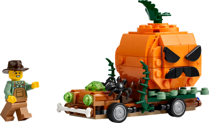 Jack-O'-Lantern Pickup Truck