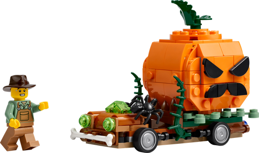 Jack-O'-Lantern Pickup Truck