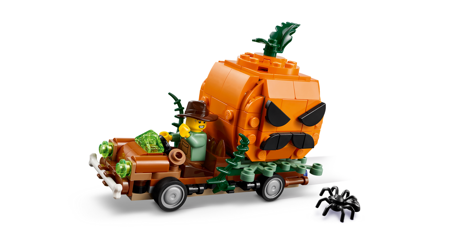 Jack-O'-Lantern Pickup Truck