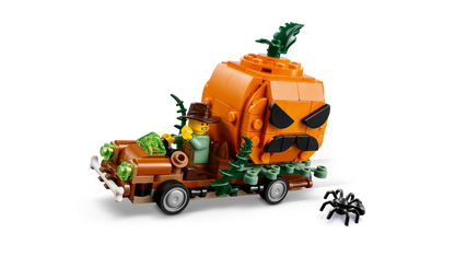 Jack-O'-Lantern Pickup Truck