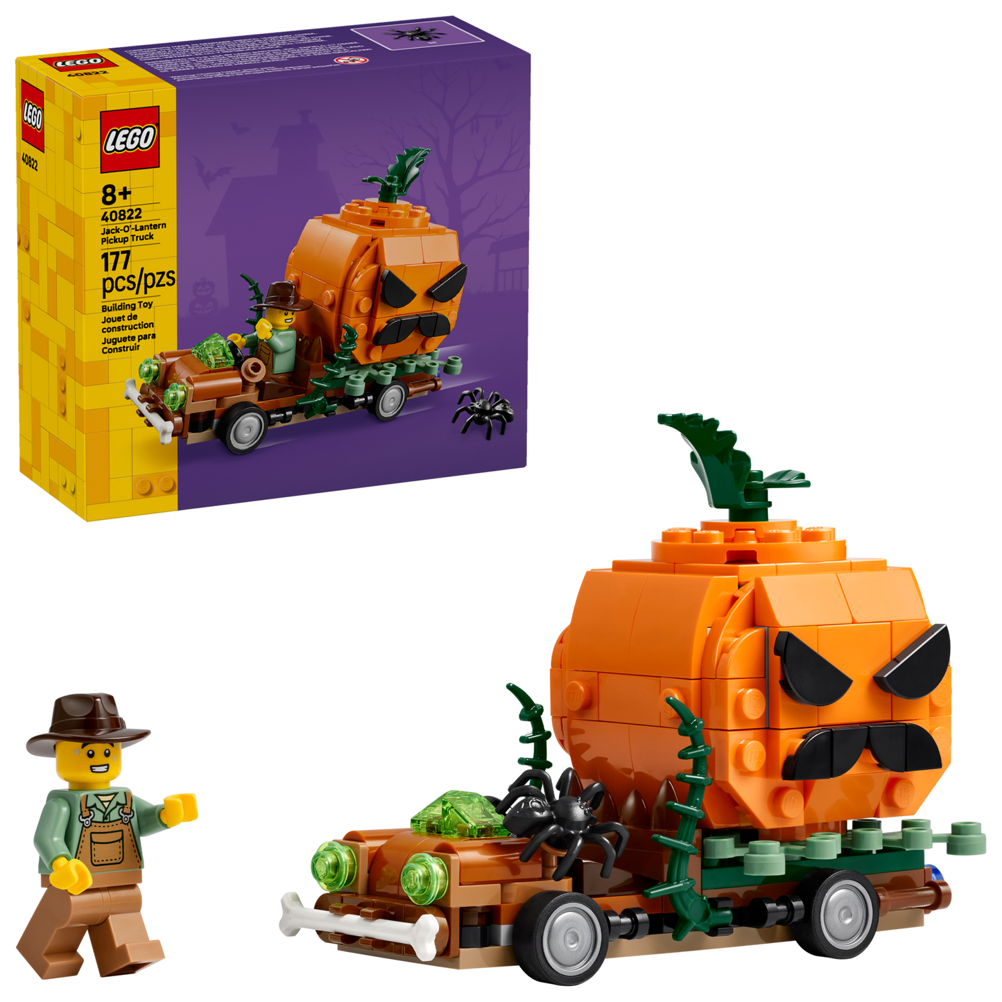 Jack-O'-Lantern Pickup Truck